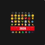 kk emoji keyboard android application logo